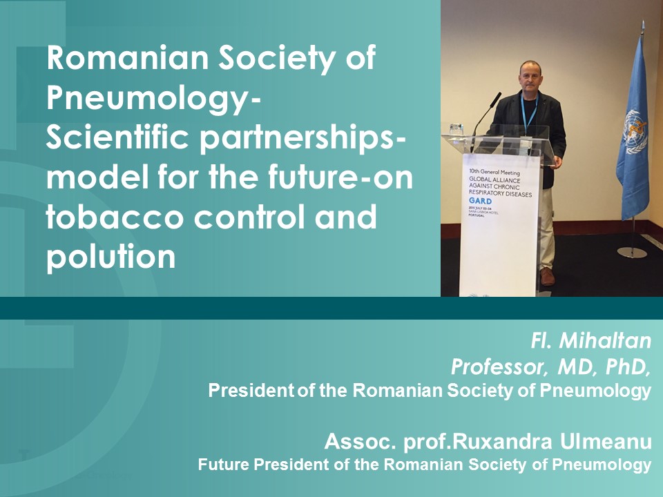 La SRP, Modèle de partnariat scientifique pour l'avenir dans la lutte antitabac et contre la pollution. F. Mihaltan
